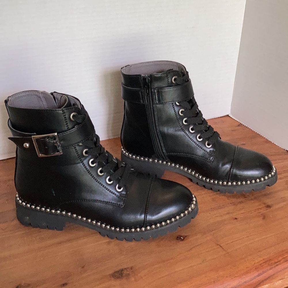 SEVEN DIALS SIMPSON Combat Boots WOMENS